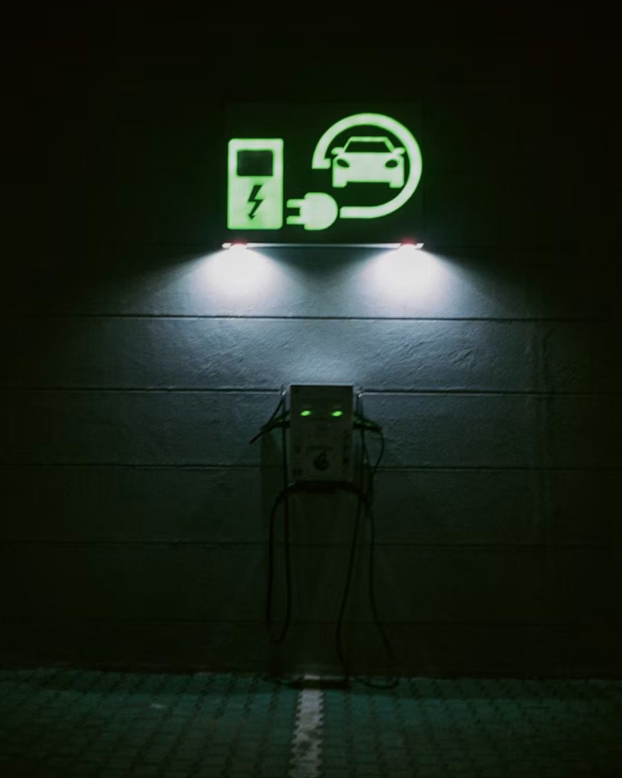 EV plugged in